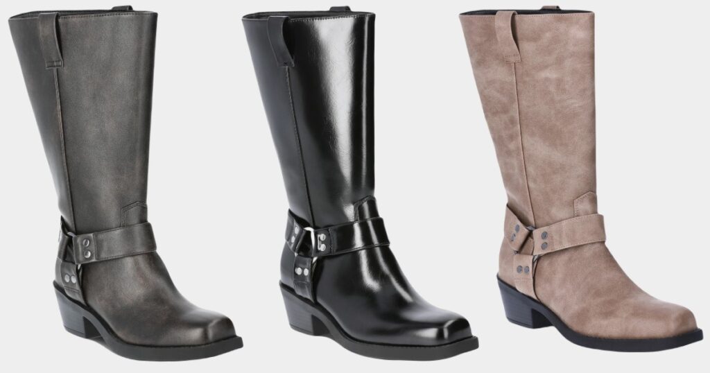 TIME AND TRU MOTO BOOTS