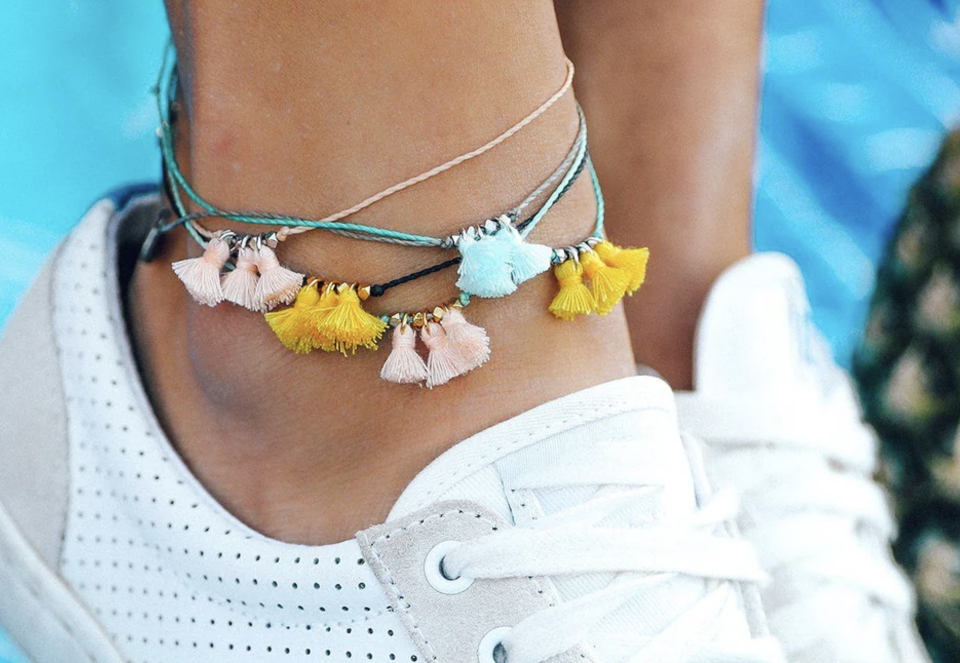 Triple Tassel Anklet Triple Tassel Anklet