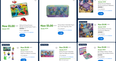 Walmart Black Friday Books Toys