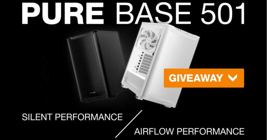be quiet! Pure Base 501 Giveaway