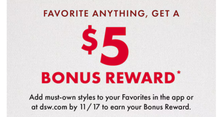 dsw bonus