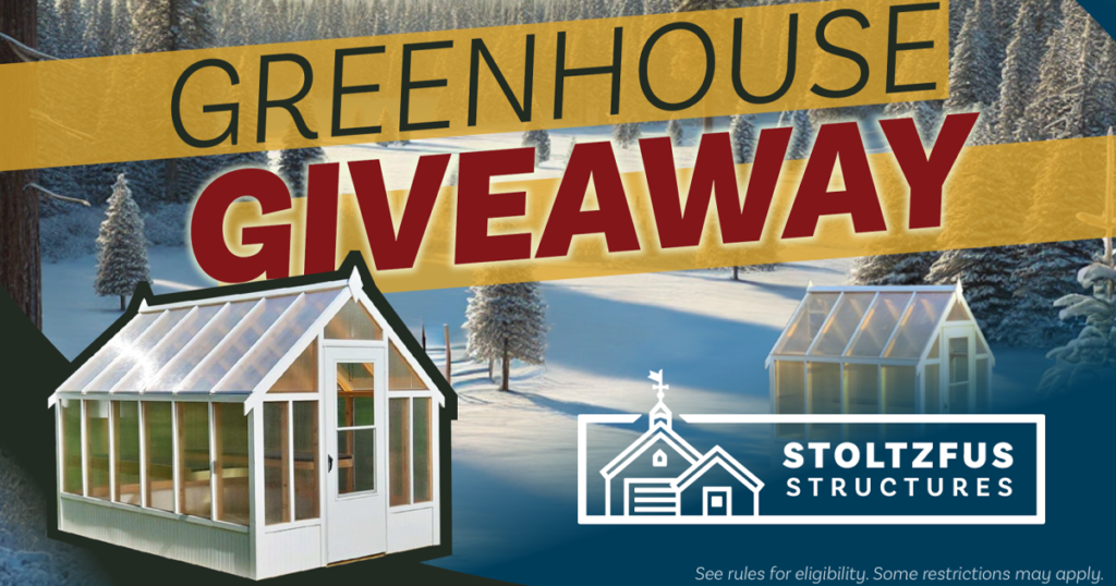 greenhouse giveaway