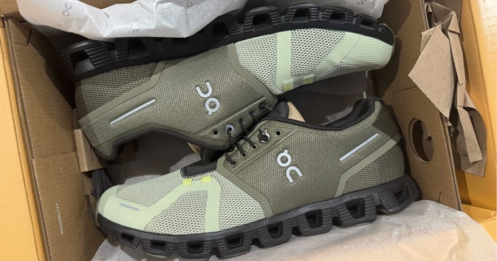 on cloud running shoes