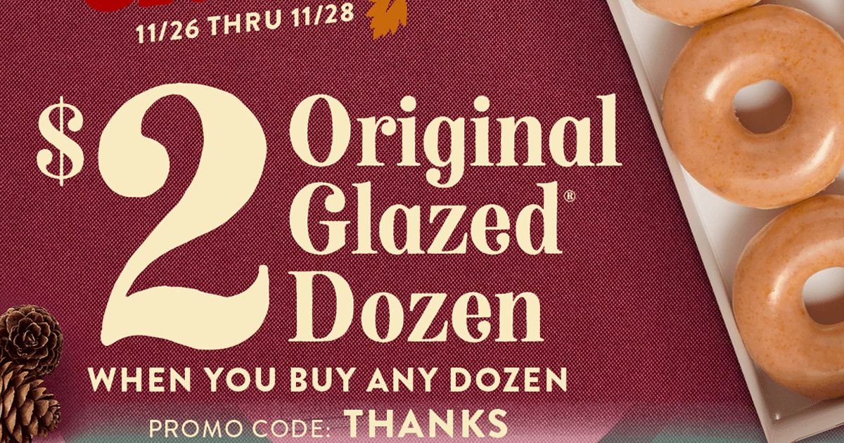 original glazed dozen offer