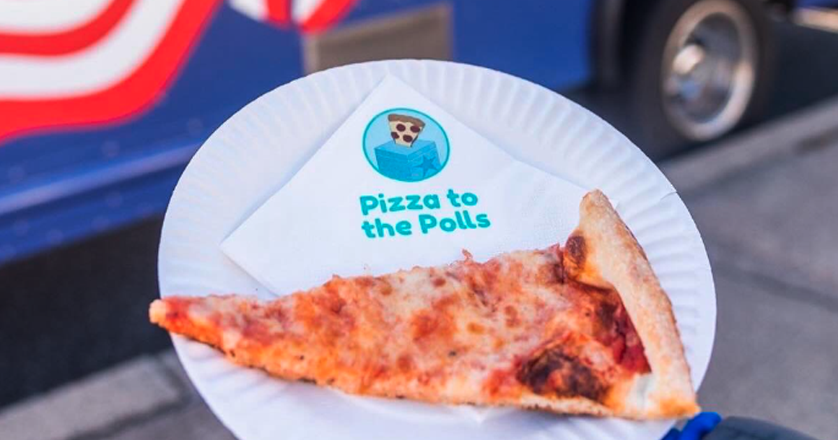 pizza to the polls