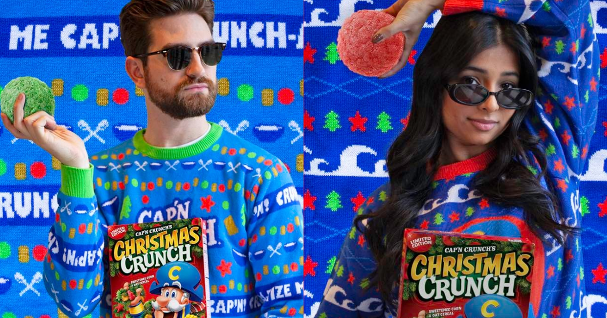 Cap’n Crunch Christmas Crunch Sweater Sweepstakes