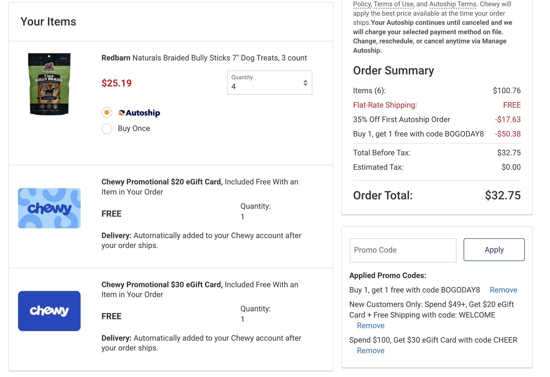 Chewy Deal Chewy Deal