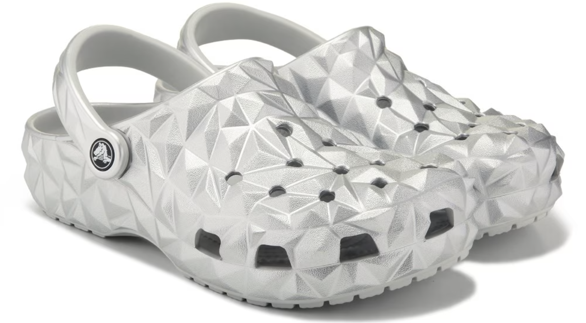 Classic Geometric Clog silver Crocs