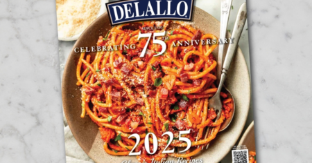 Free 2025 DeLallo Recipe Calendar