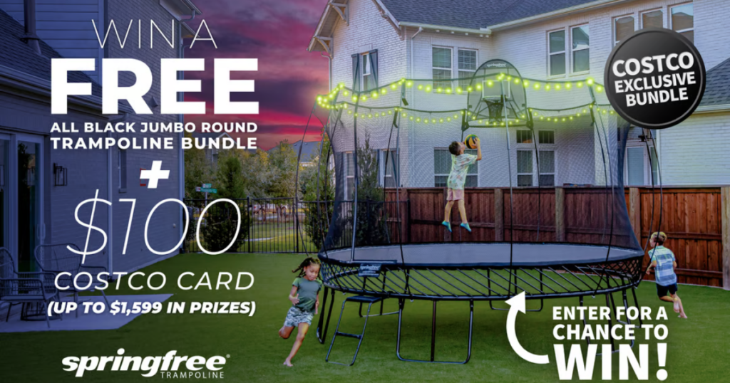 Springfree Trampoline Holiday Giveaway
