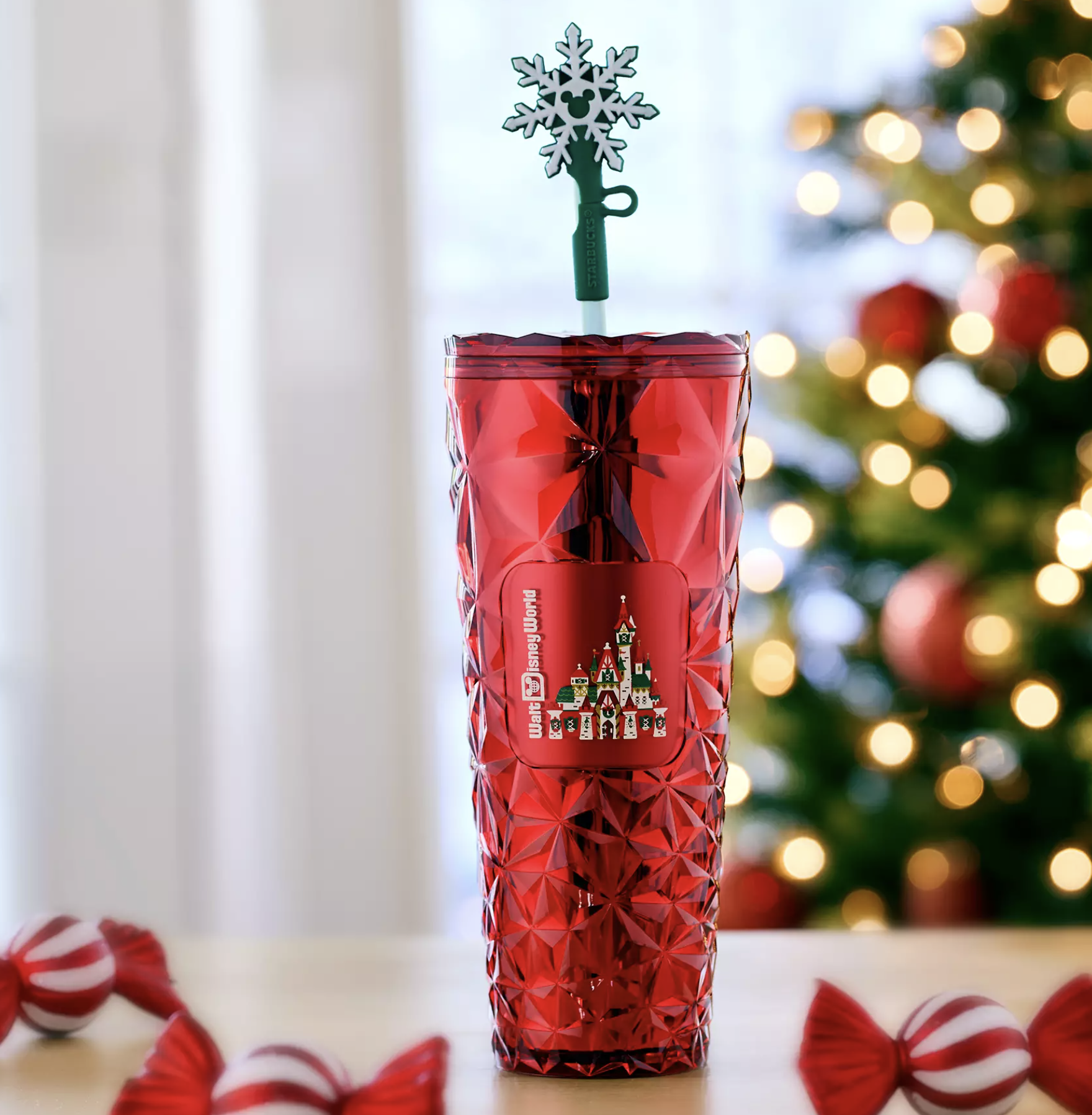 Walt Disney World Holiday Starbucks Bling Tumbler Walt Disney World Holiday Starbucks Bling Tumbler