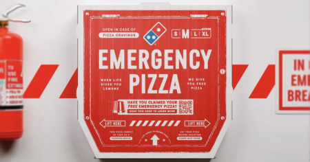 dominos emergency pizza