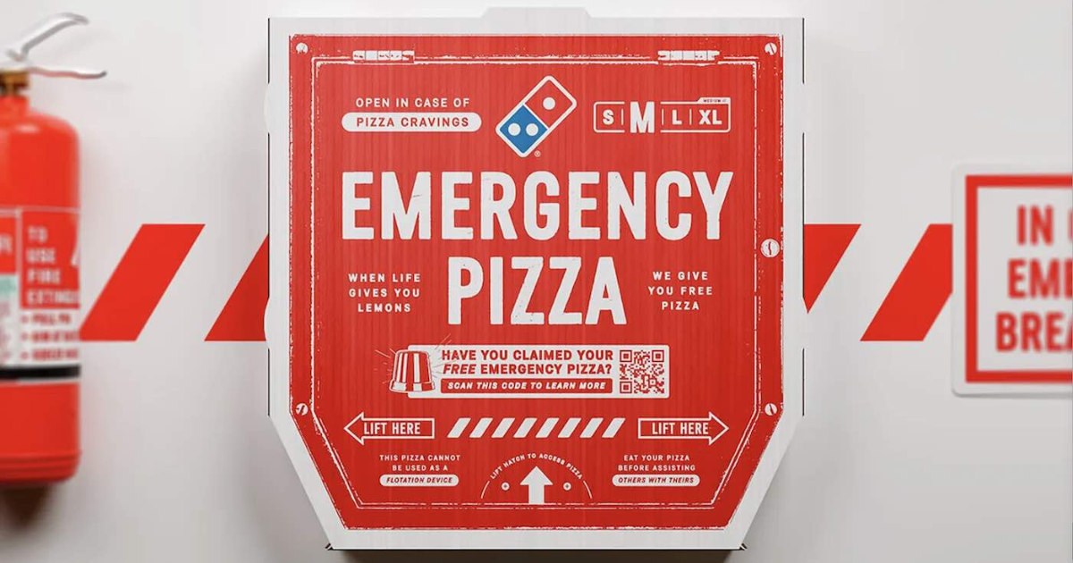 dominos emergency pizza