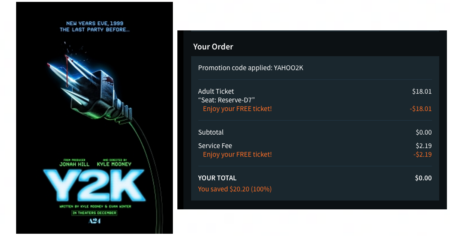 free y2k ticket
