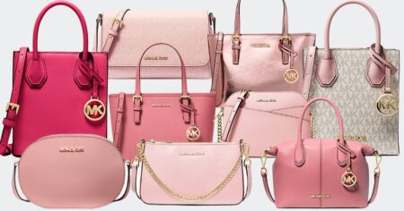michael kors pink bags