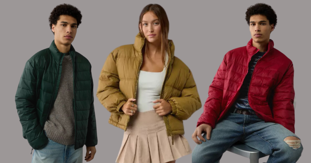 AMERICAN EAGLE PUFFER JACKETS AMERICAN EAGLE PUFFER JACKETS