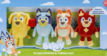 Bluey Plush Set