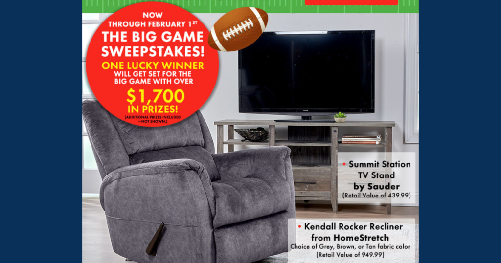 Boscov s Game Day Home Sweepstakes
