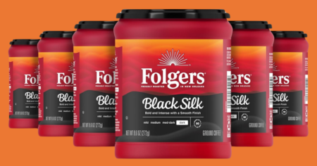 FOLGERS BLACK SILK