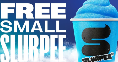 Free Small Slurpee at 7 Eleven Speedway and Stripes!