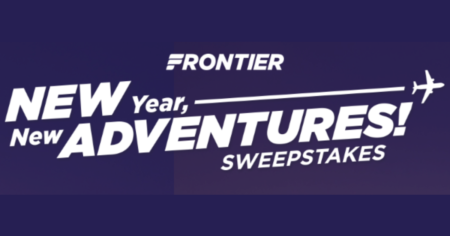 Frontier Airlines New Year New Adventures Sweepstakes