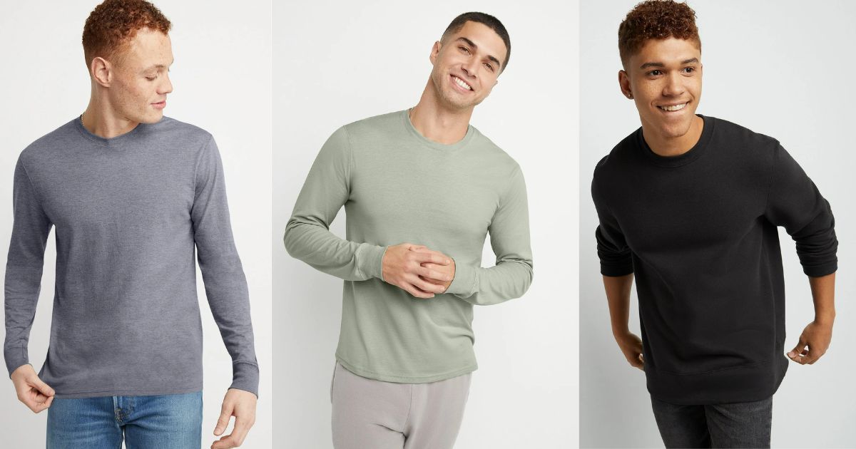 men wearing Hanes shirts