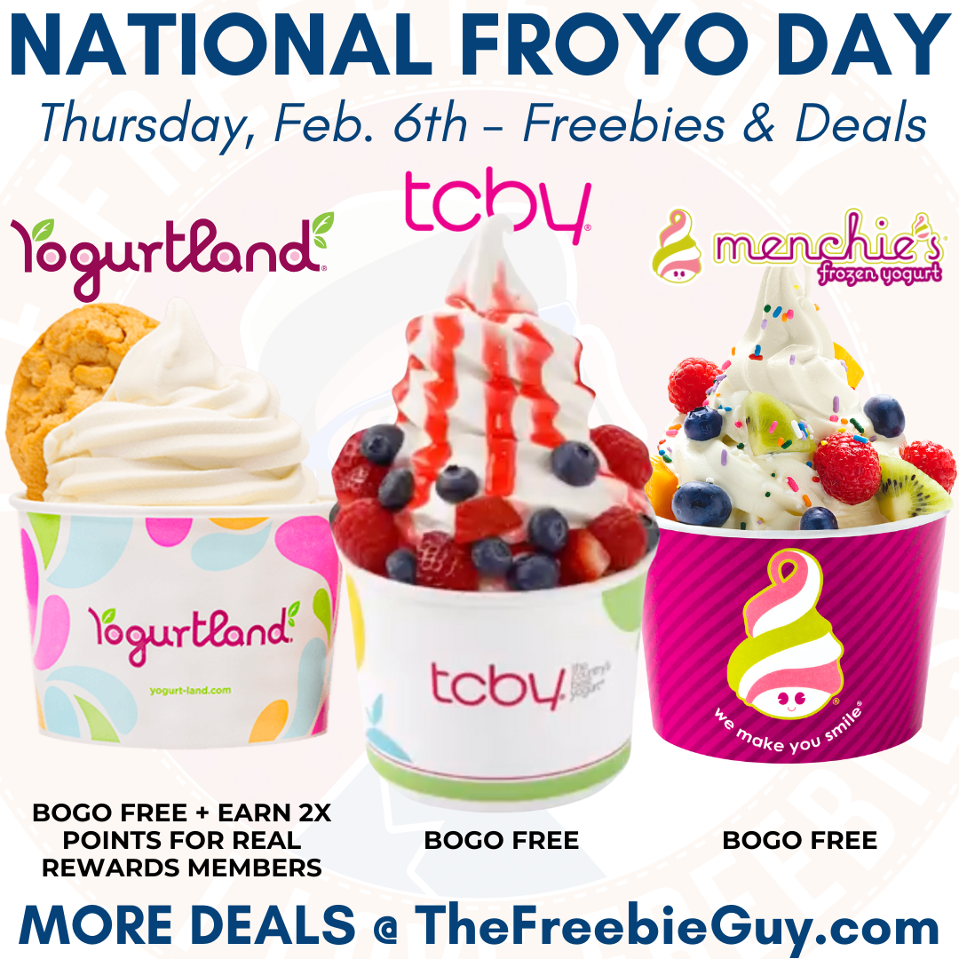 National Frozen Yogurt Day Feb 6