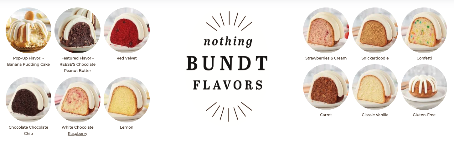 Nothing Bundt Flavors Nothing Bundt Flavors
