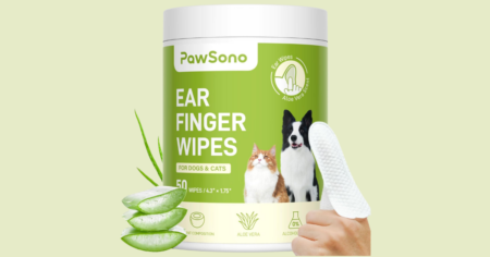 PAW SONO EAR FINGER WIPES