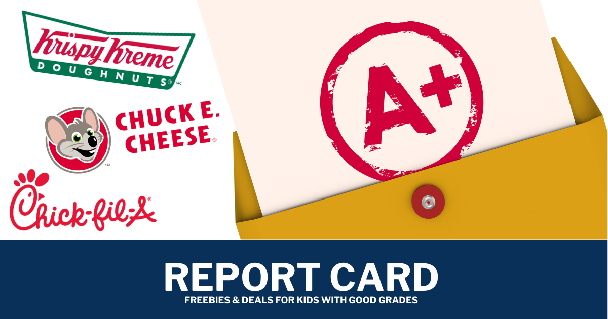 REPORT CARD FREEBIES DEALS REPORT CARD FREEBIES DEALS