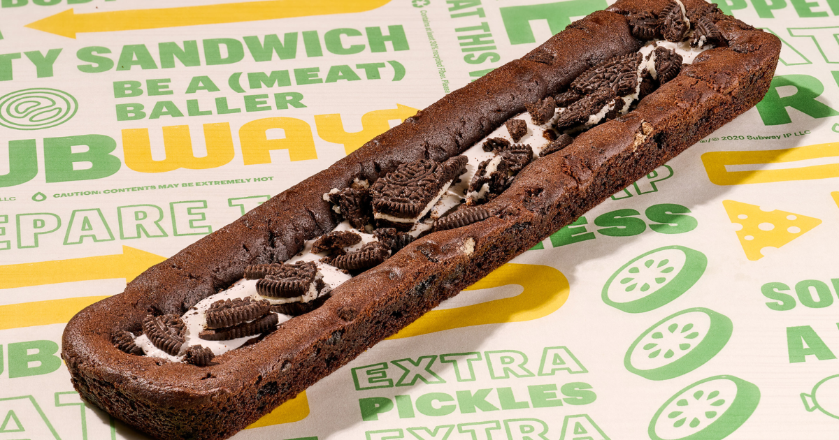 Subway’s OREO Footlong Cookie Subway’s OREO Footlong Cookie