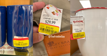 TJ Maxx Yellow Tag Clearance Event