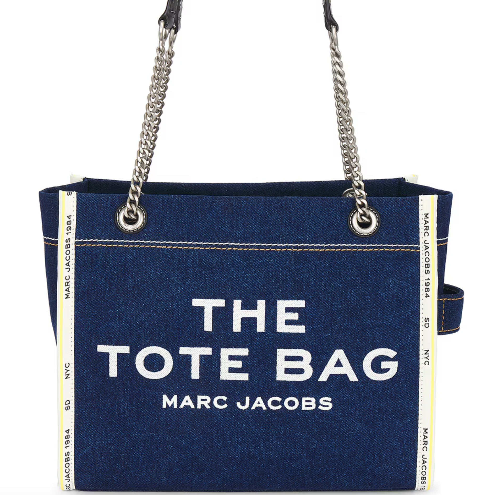 The Denim Chain Medium Tote Bag The Denim Chain Medium Tote Bag