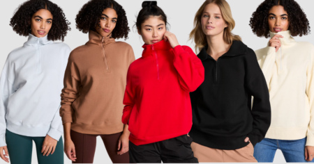 VICTORIA S SECRET PINK HALF ZIP