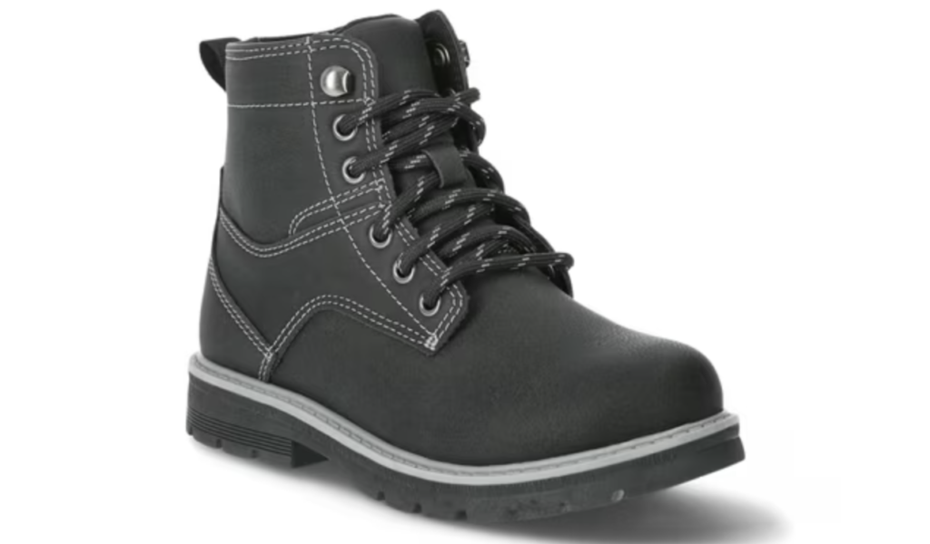 Wonder Nation Little Boys and Big Boys Lug Sole Hiking Boots Wonder Nation Little Boys and Big Boys Lug Sole Hiking Boots