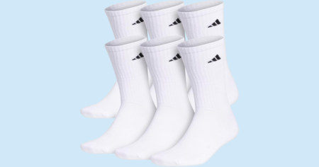 adidas men s athletic cushioned crew socks