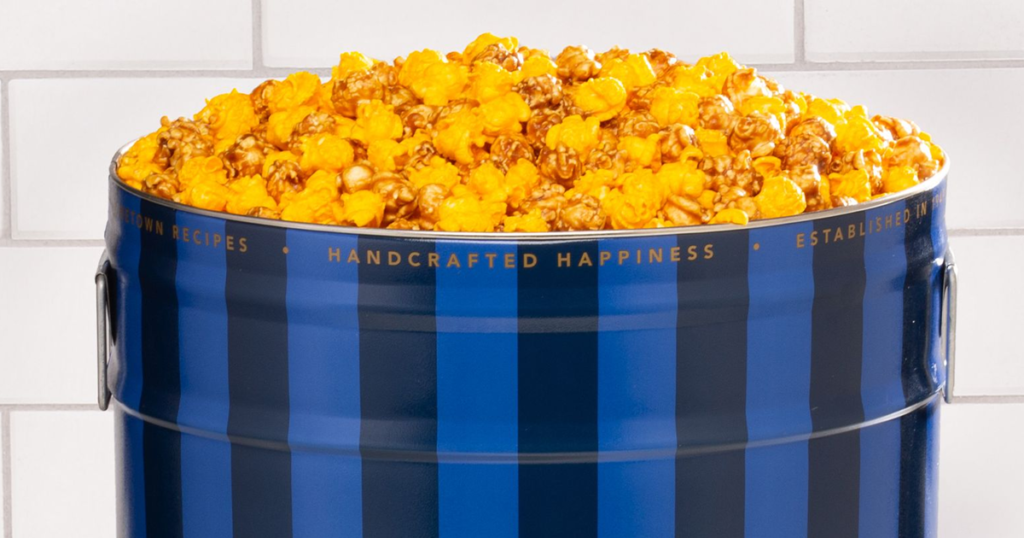 garrett popcorn tin