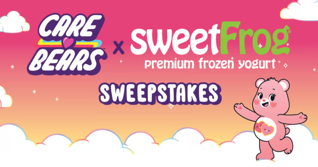 sweetFrog Care Bears Sweepstakes