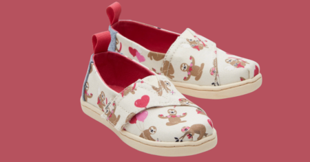toms valentines shoes kids