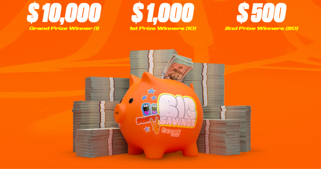 Boost Mobile Tax Sweepstakes