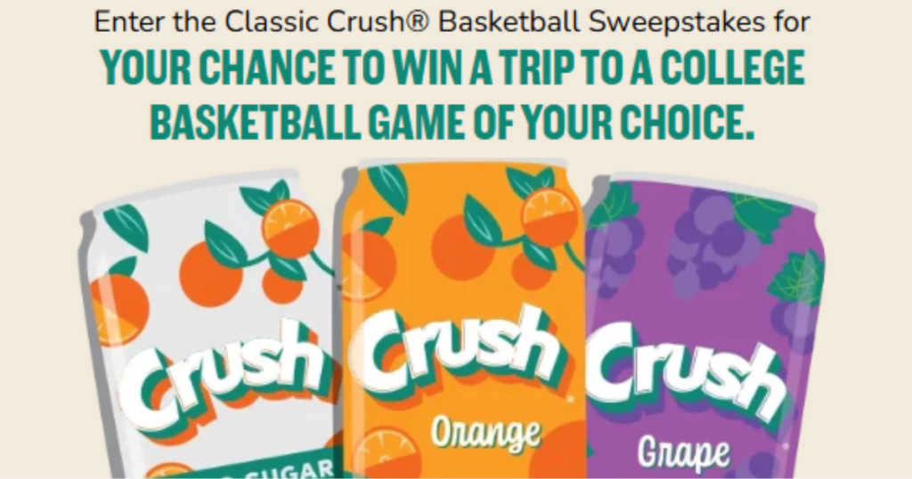 Classic Crush Basketball Instant Win Game Sweepstakes