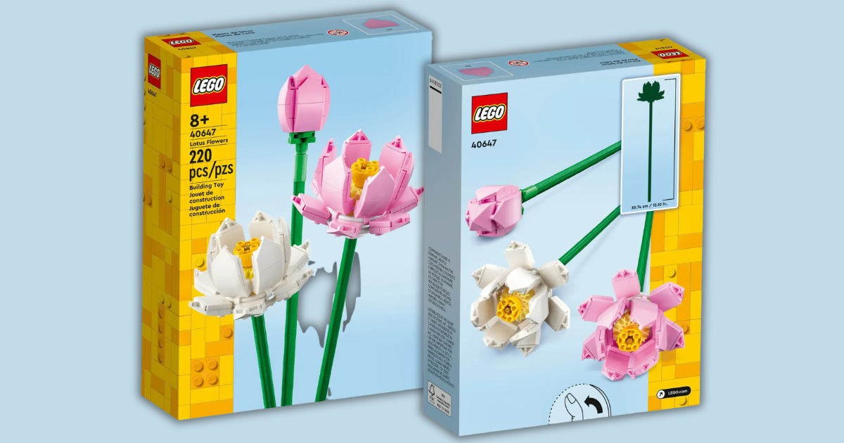 LEGO LOTUS FLOWER LEGO LOTUS FLOWER