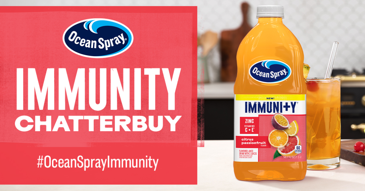 Ocean Spray Immunity Chatterbuy with Ripple Street