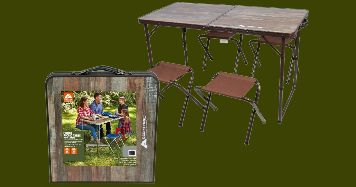 Ozark Trail Table and Chairs 1
