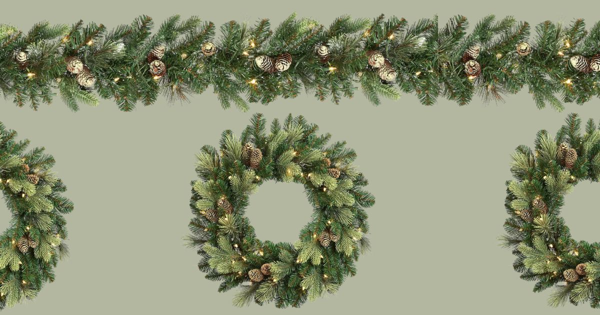 Wreath and Garland Set Wreath and Garland Set