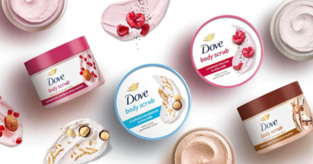 dove body scrub