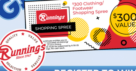 runnings shopping spree