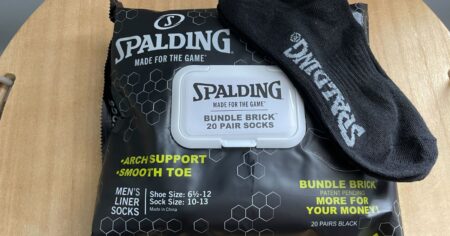 spalding socks