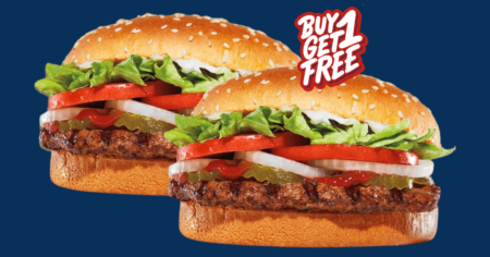 Buy One, Get One Whoppers at Burger King