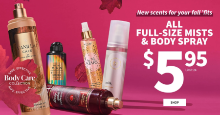 Bath Body Works Body Mists